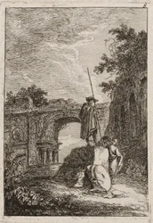 Plate åtte fra kvelder i Roma, 1763-64