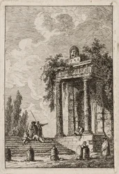 Plate fire fra Evenings in Roma, 1763-64