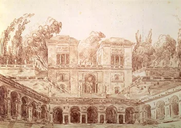 Villa Farnese, Roma (tegning)