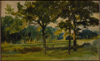 En av de 'tre landskapsskissene' (se også 258629 og 258630)