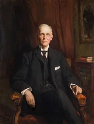 Portrait Of Sir Edward George Jenkinson 1836-1919, 1906.    1166625   no       norwegian Successfully Translated  Original: Album of Kashmiri trades, c.1860 (watercolor on paper) Translat: 