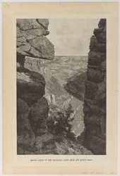 Grand Canyon i Colorado, utsikt fra Hance Trail