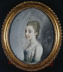 Portrett av Georgiana Spencer, senere hertuginne av Devonshire