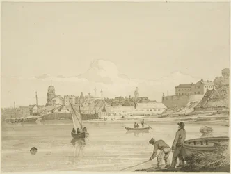 En del av den flytende havnen mellom Ropewalk og Canon