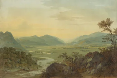 Carne River fra Loudoun Castle, Ayrshire, 1804