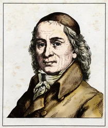 Portrett av den tyske teologen August Hermann FRANCKE (1663-1727)