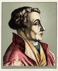 portrett av den tyske reformatorteologen Martin BUCER (1491–1551)