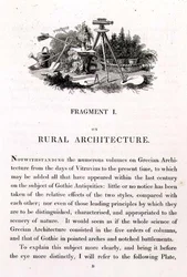 Illustrasjon fra «Fragments on the Theory and Practice of Landscape Gardening», utgitt i 1816