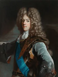 Portrett av Konstanty Wladyslaw Sobieski (1680-1726) - Rigaud, Hyacinthe Francois Honore, Circle of - ca 1696 - Olje på lerret - 112,5x89 - Wilanow Palace Museum