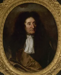 Portrett av Jean de La Fontaine 1621-1695, ca. 1680.