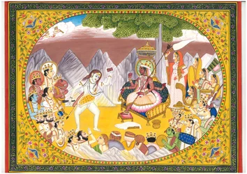 Den guddommelige hinduistiske forsamlingen