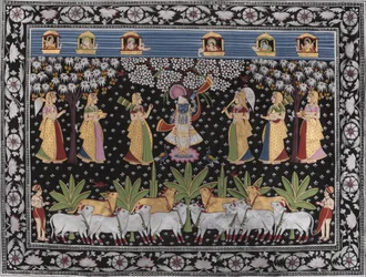Krishnas gopis og kyr