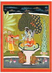 Guden Shiva, Parvati og Ganesha