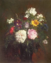 Roses and Phlox, 1862