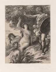 Siegfried and the Daughters of the Rhine, ca. 1880.