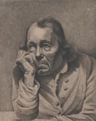 Den melankolske mannen, ca. 1800.
