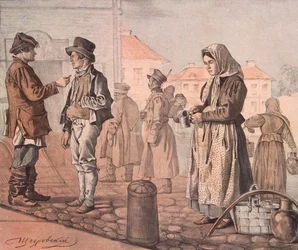 Street Milk Seller fra serien These Are Our People, 1842