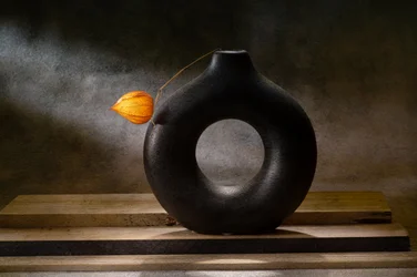 Moderne vase i høstglød