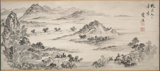 Utsikt over West Lake, 1700-tallet.