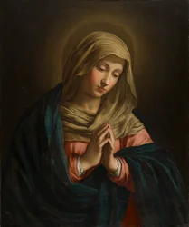 The Virgin at Prayer, ca. 1629-85 (olje på lerret)