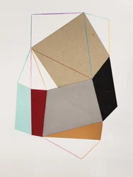 Fargerikt geometrisk mønster
