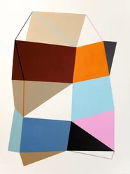 Geometriske fargeblokker