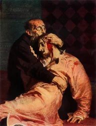 «Ivan den grusomme og hans sønn Ivan 16. november 1581», 1885, 1965