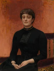 Portrett av kunstneren Elizaveta Zvantseva