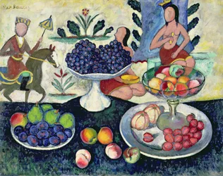 Stilleben med frukt, 1913