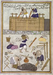 Add.Or.1717 En bygger av gjørmevegger (akvarell på papir)