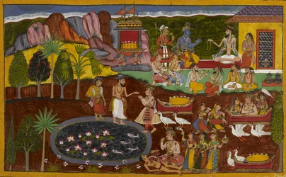 Agastya gir Rāma en guddommelig juvel, og anskaffelsen av den beskrives nedenfor.