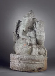 Ganesha, 1100-1200-tallet (granitt)