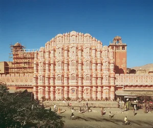 Hawa Mahal (Palace of the Winds) bygget i 1799 (se også 121219 og 208425)