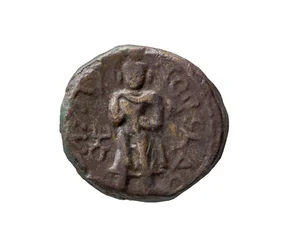 Kushan-mynt, 127-155 e.Kr. (kobber)