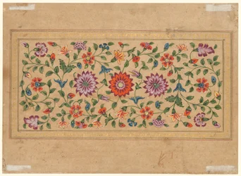 Scrolling Floral Vines, 1755