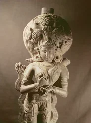 Statue av Ganga, Mahanad, Bengal, Sena-dynastiet (1050-1202)
