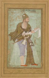 Sultan Ali Adilshah I fra Bijapur, Albumfolio med maleri, ca. 1590