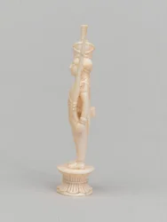 Hvit bonde, sjakkbrikke, India, 1820 ca