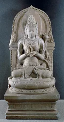 Prajnaparamita, gudinnen for transendental visdom, ca. 1300 (andesitt)