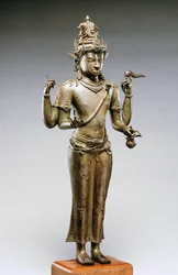 Shiva Mahadeva (bronse, gull og sølv)