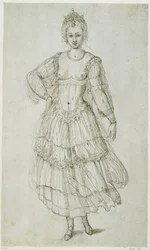A Daughter of the Morn, ca. 1611 (penn og blekk på papir)