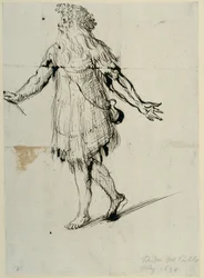 En druide, ca. 1638 (penn og blekk på papir)