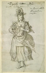 Camilla, ca. 1609 (penn og blekk på papir)