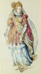 Kostymedesign for en Lady Masquer