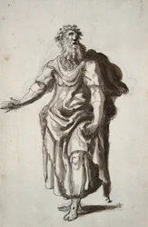 Merlin, ca. 1610 (penn og blekk på papir)