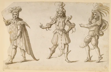 Three Fays, ca. 1611 (penn og blekk på papir)