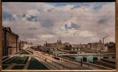 Utsikt over Paris fra Louvre-palasset