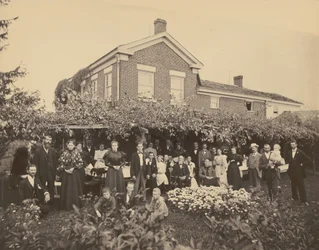 Portrett av en familie, nær Meadville, Pennsylvania, 1885–1889 (foto)