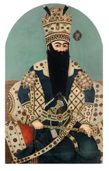 Portrett av Af Fateh til Shah