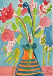 Levende blomsterstilleben